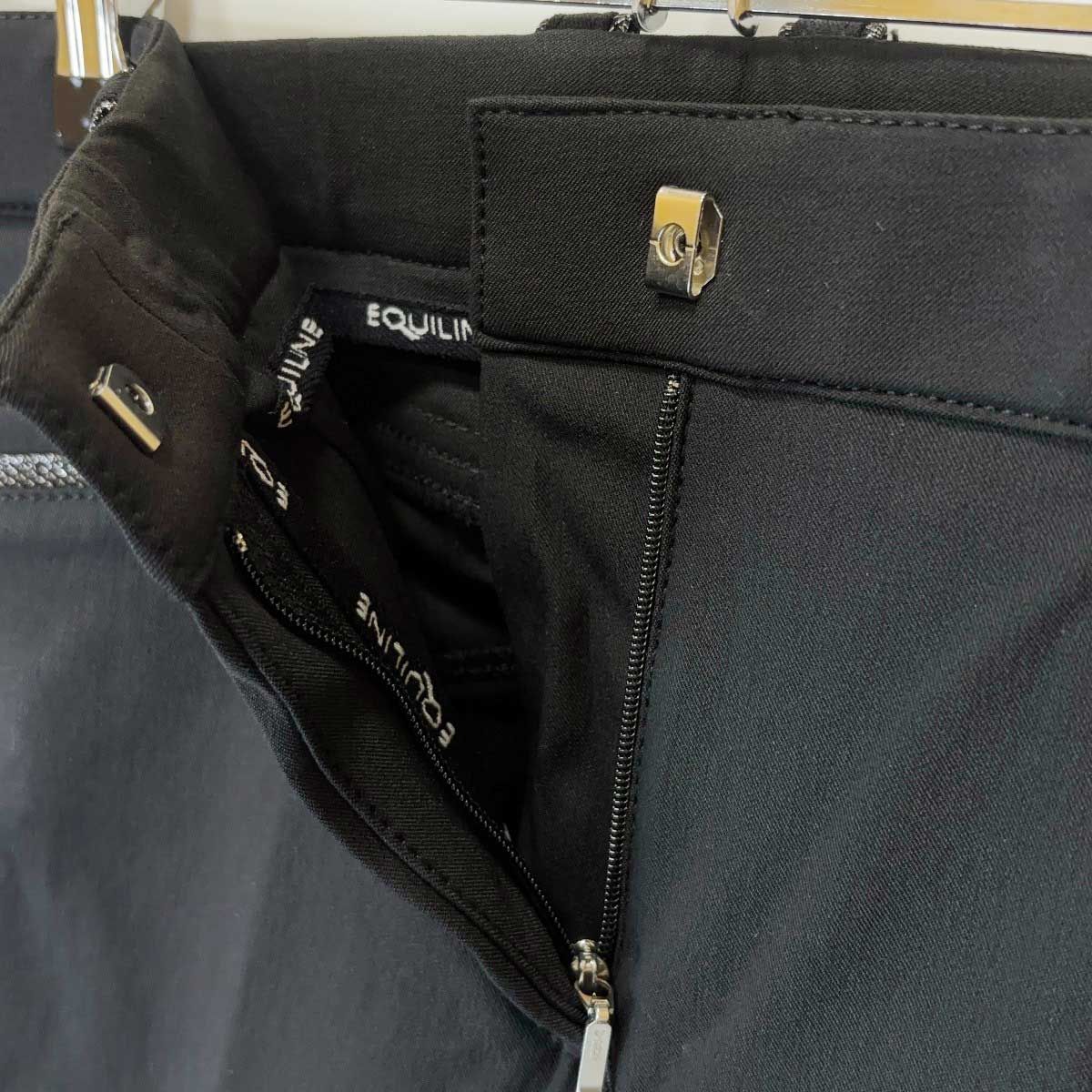 ♥ EQUILINE エクイライン GALAXYG キュロット FULL GRIP フルグリップ 44 ブラック N08907 レディース 乗馬 馬術