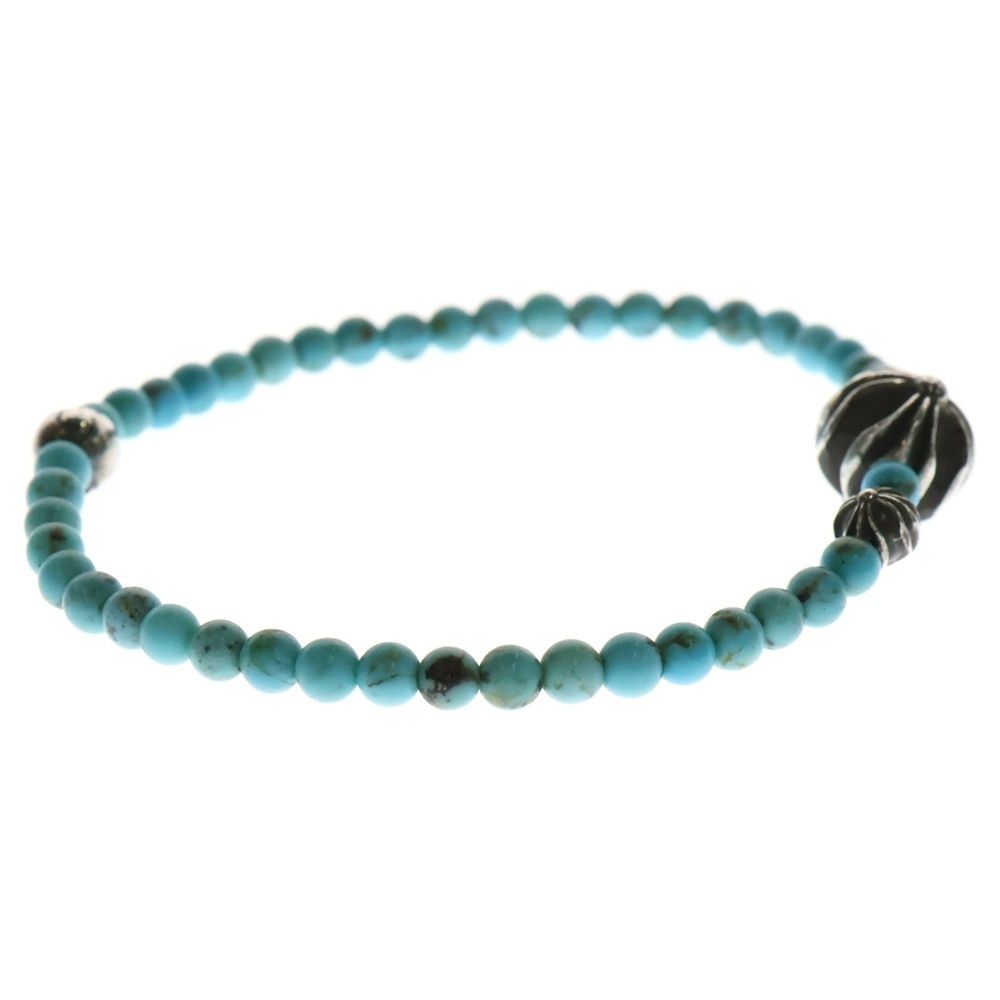 CHROME HEARTS(クロムハーツ) 4mm BEAD ビーズブレスレッド CHROME HEARTS (クロムハーツ) 4mm BEAD ターコイズ ビーズ