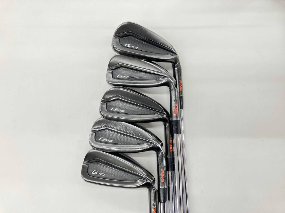 【良品】初心者推奨 ピン G710 オレンジドット メンズアイアンセット 5本 Ping g710 アイアン 5本セット メンズ 良品】初心者推奨 ピン G710