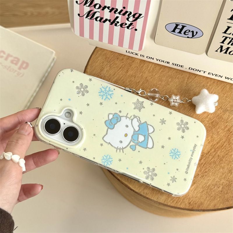 iPhone16ケース iphoneケース ハローキティ hellokitty 可愛い ハードケース スマホケース ストラップ付き iphone15proケース iphone14ケース iphone13ケース