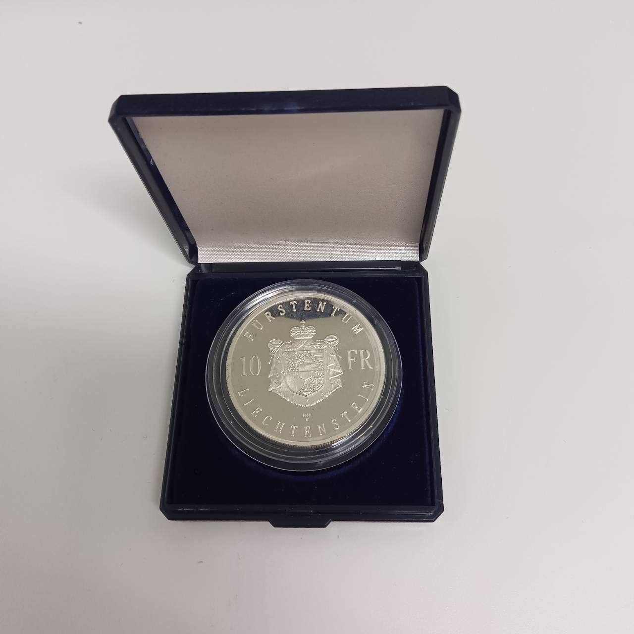 リヒテンシュタイン 1924年(101年前) 1/2フランク銀貨 ヨーハン2世 リヒテンシュタイン 1924年(101年前) 1/2フランク銀貨 ヨーハン2世 ½