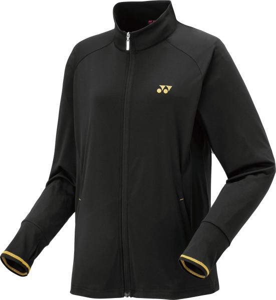 【新品・5営業日で発送】YONEX ヨネックス ウィメンズニットウォームアップシャツ (57087) 色 : ブラック サイズ : O