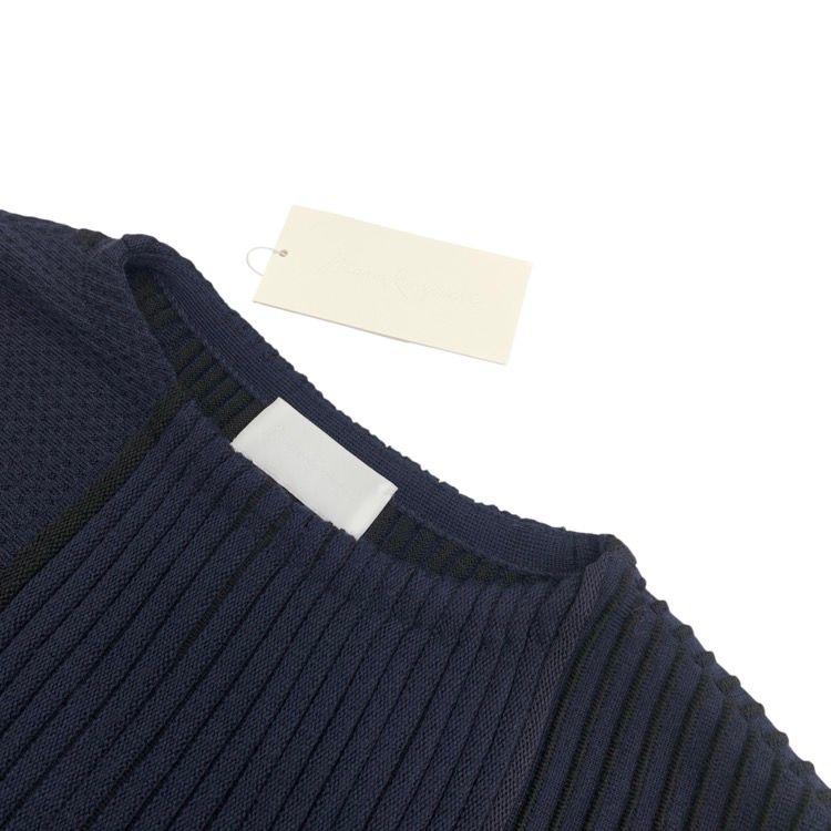 未使用品 Mame Kurogouchi マメクロゴウチ 3D Stripe Knited