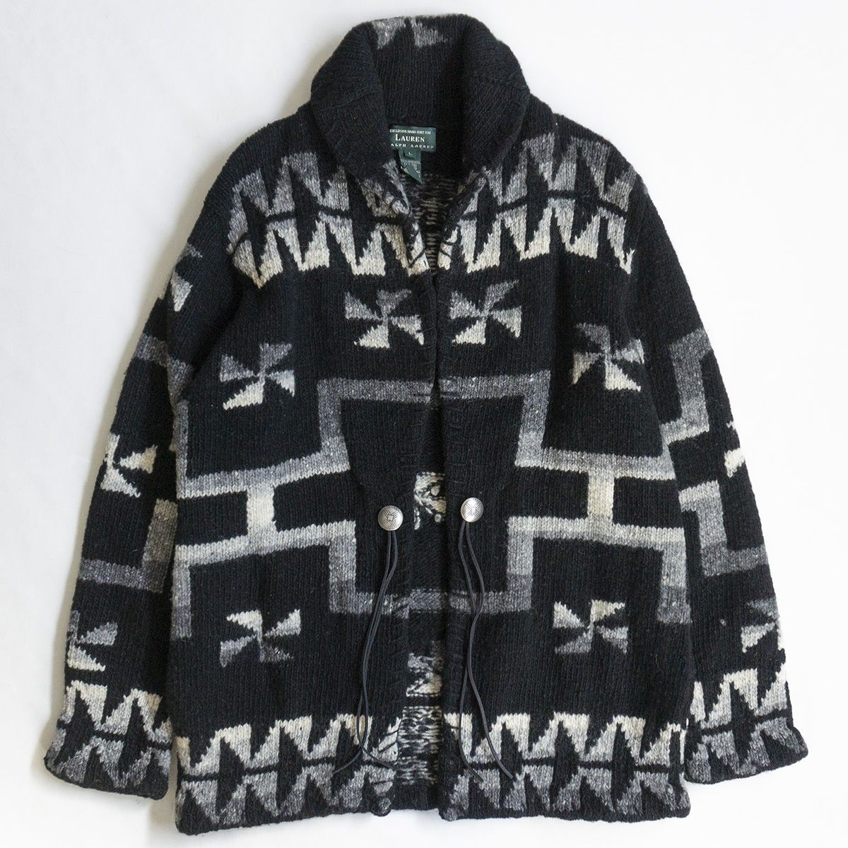 RALPH LAUREN ハンドニット ネイティブ カーディガン 2201400