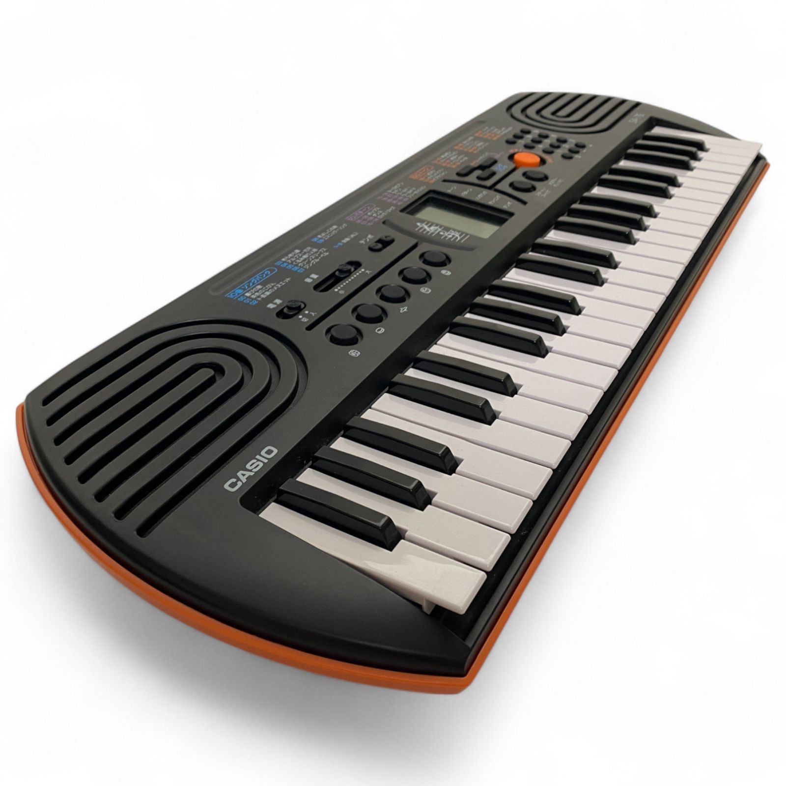 CASIO 44ミニ鍵盤 電子キーボード SA-76 ブラック&オレンジ 別売ラッピング袋あり CASIO SA-81 ミニキーボード 44鍵盤 カシオ