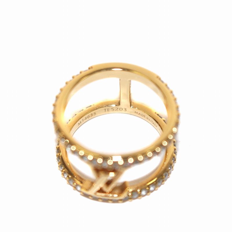 ルイヴィトン LOUIS VUITTON リング LV アイコニック ストラス 指輪