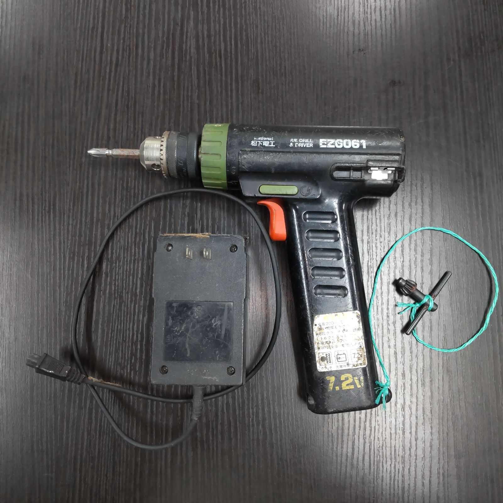 松下電工 中古品 電動ドライバー】充電ドリル ドライバー EZ6061