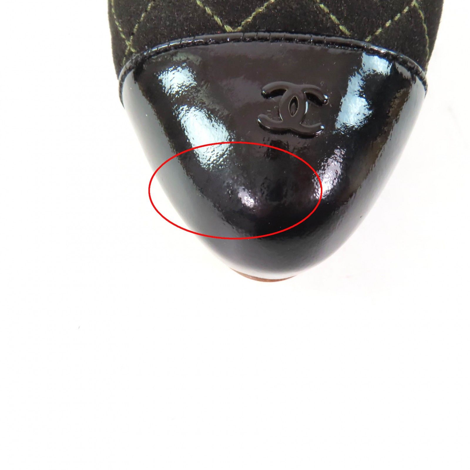 CHANEL シャネル パンプス ヒール ココマーク キルティング レザー 黒 未使用品☆CHANEL シャネル G28759 ココマーク マトラッセ
