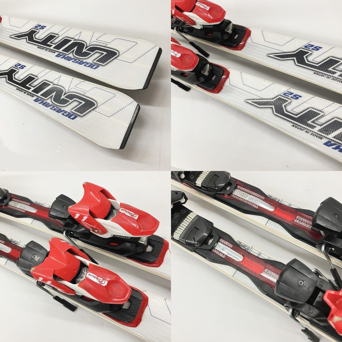 OGASAKA Unity SS-1 スキー板 ホワイト/レッド OGASAKA Unity SS-1