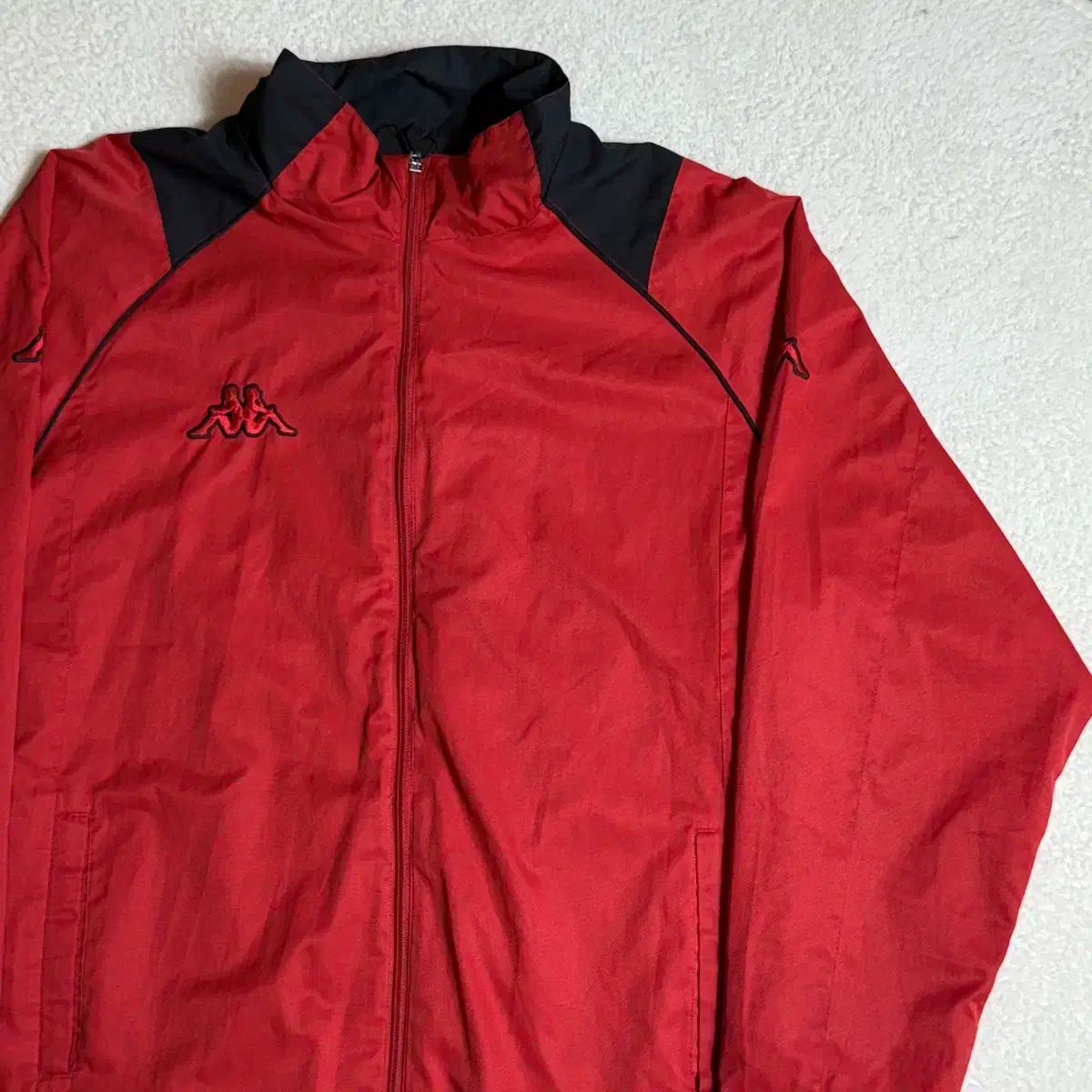 Kappa カッパ レッド ウインドブレーカー ジャケット