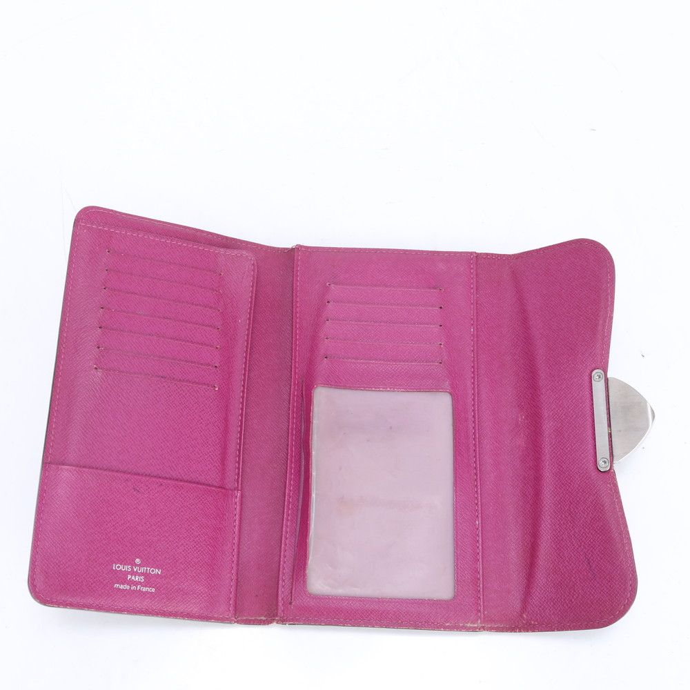 ルイヴィトン エピ ポルトフォイユ ウジェニ カシス M6388K レザー 長  