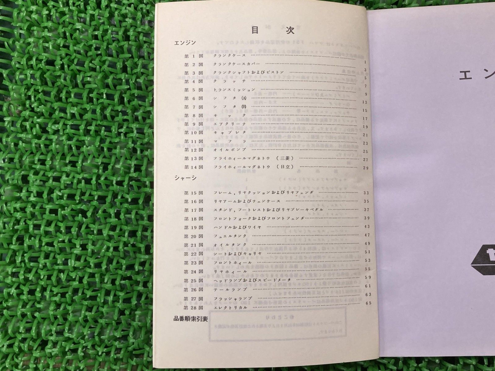 FS1 パーツリスト 2版 ヤマハ 正規 バイク 整備書 激レア当時物 お