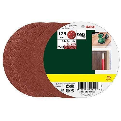 BOSCH ボッシュ ランダムサンダーペーパーセット125ｍｍφ PR-PEX125M25 HRDEVELOPMENT_JP