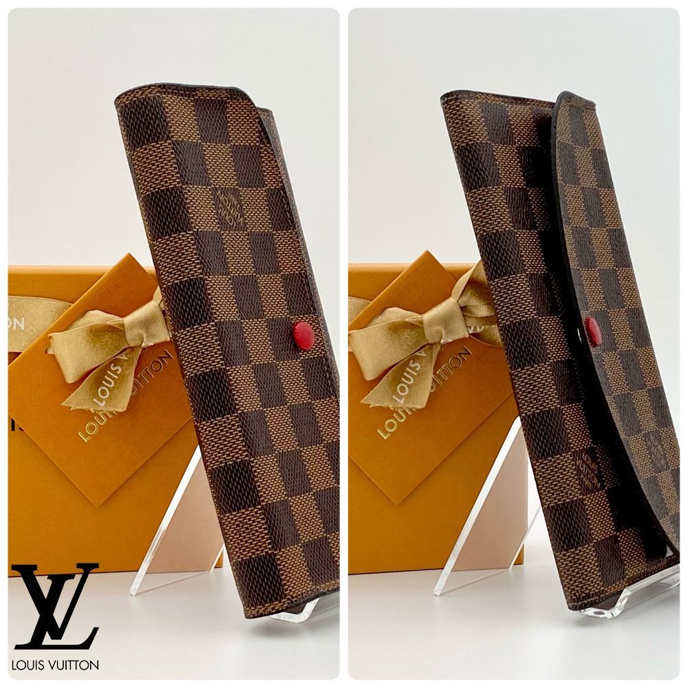 極美品】ルイヴィトン LOUIS VUITTON ダミエ ポルトフォイユ・エミリー 