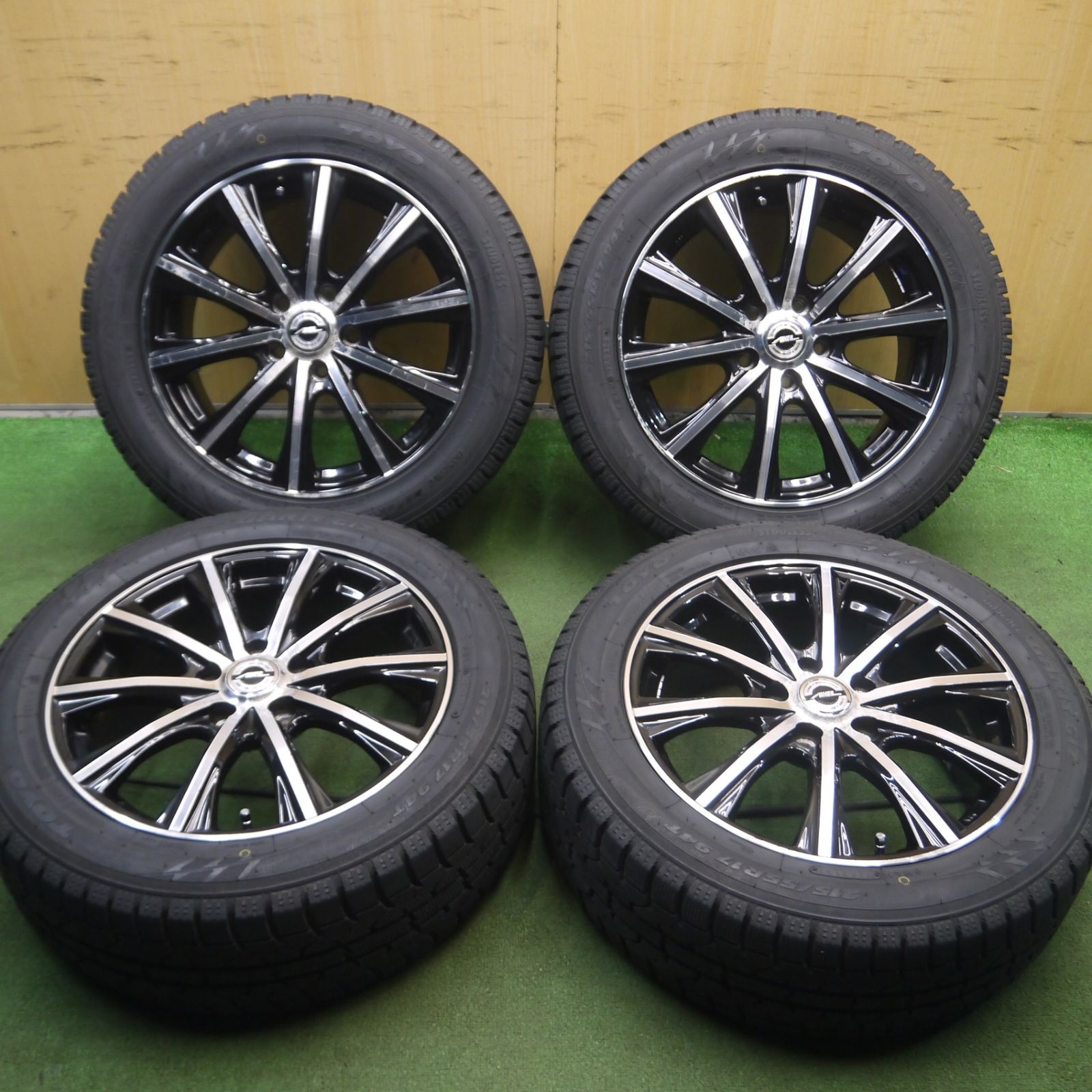 超バリ溝！】215/55R17 スタッドレスタイヤ ホイールセット TOYO 楽天