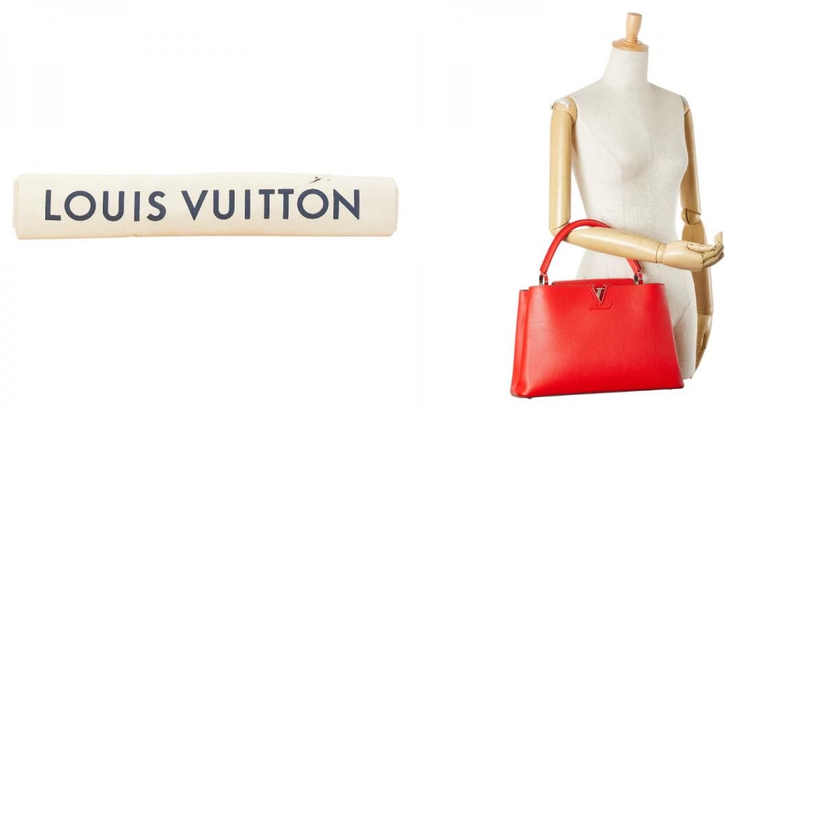 ルイ ヴィトン カプシーヌMM M94631 コクリコ レッド レザー  