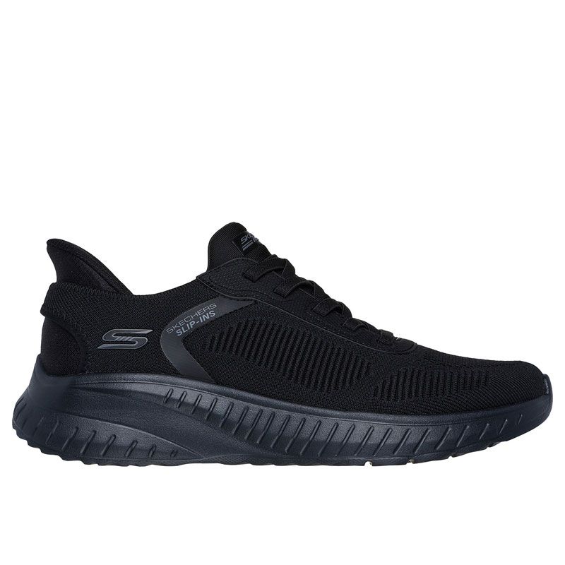SKECHERS スケッチャーズ BOBS SPORT SQUAD CHAOS-SOLID STEP 陸上＆ランニング シューズ ランニングシューズ 118312W BBK BLACK