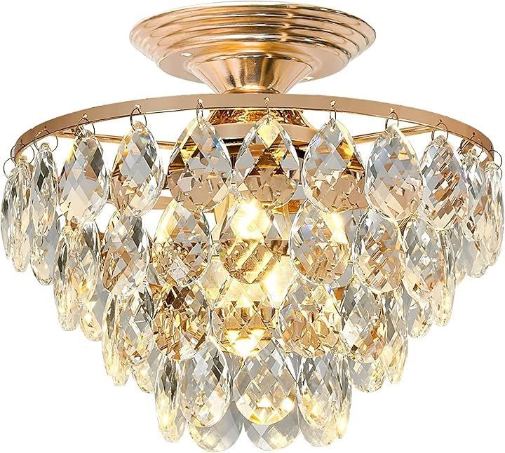 ｋｌ∞ＬＥＥ＼Ｋｏｒｅｙｏｓｈｉ＼Ｌｉｗｅｉｋｅ KY LEE ペンダントライト クリスタル おしゃれ 玄関 ゴールド 天井照明 シーリング 北欧 1灯 グラス レトロ 廊下 照明器具 居間 食卓 内玄