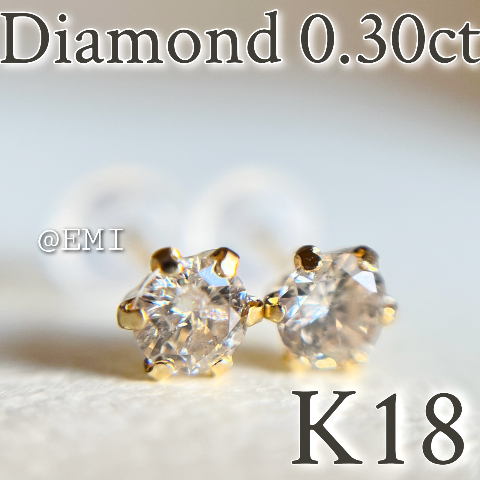 １８金WG ダイヤ 0.30ct ピアス - 通販 - ecuadordental.com.ec