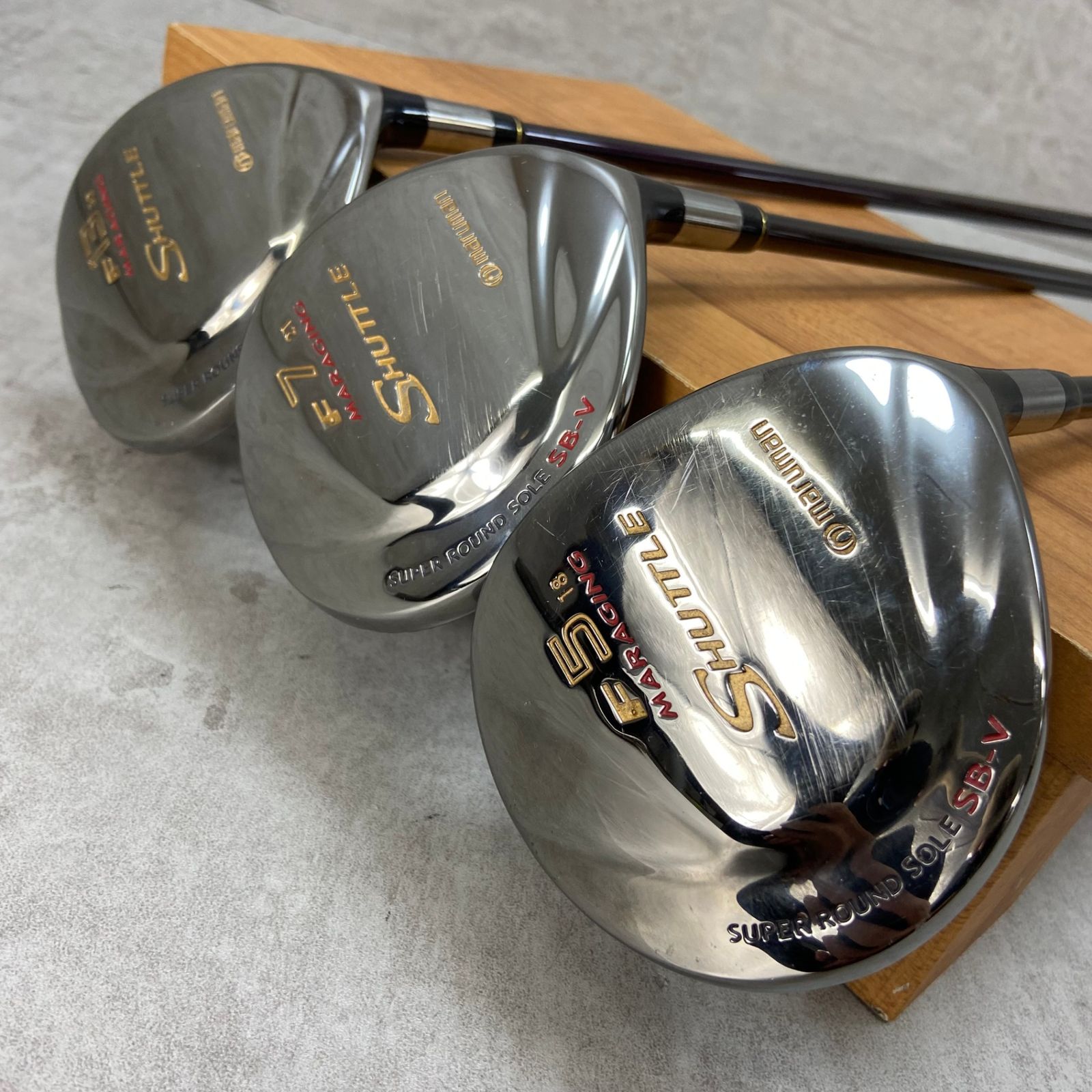 マルマンShuttle 3番・5番フェアウェイウッドSRセット マルマンShuttle 3番・5番フェアウェイウッドSRセット