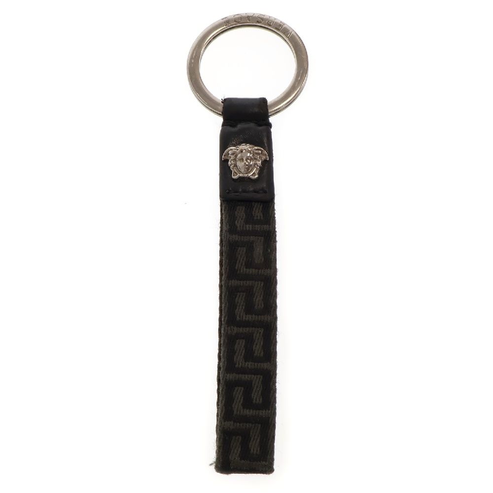 【新品】VERSACE ヴェルサーチ メデューサ グレカ　キーリング VERSACE (ヴェルサーチ) メデューサ グレカ キーリング