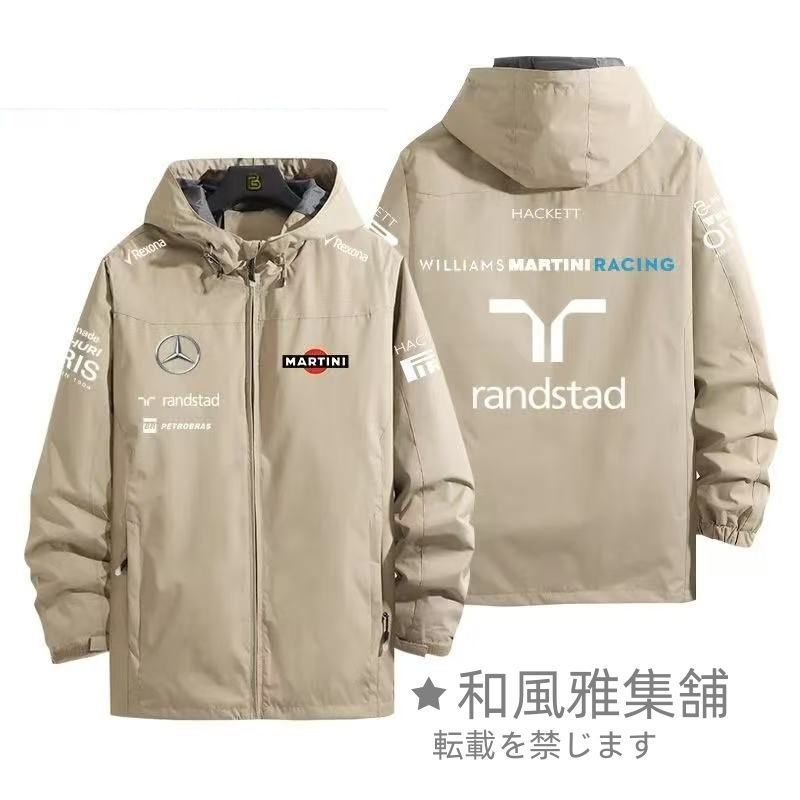 ジャケット ウィリアムズF1 スレーシング BENZ randstad LOGO
