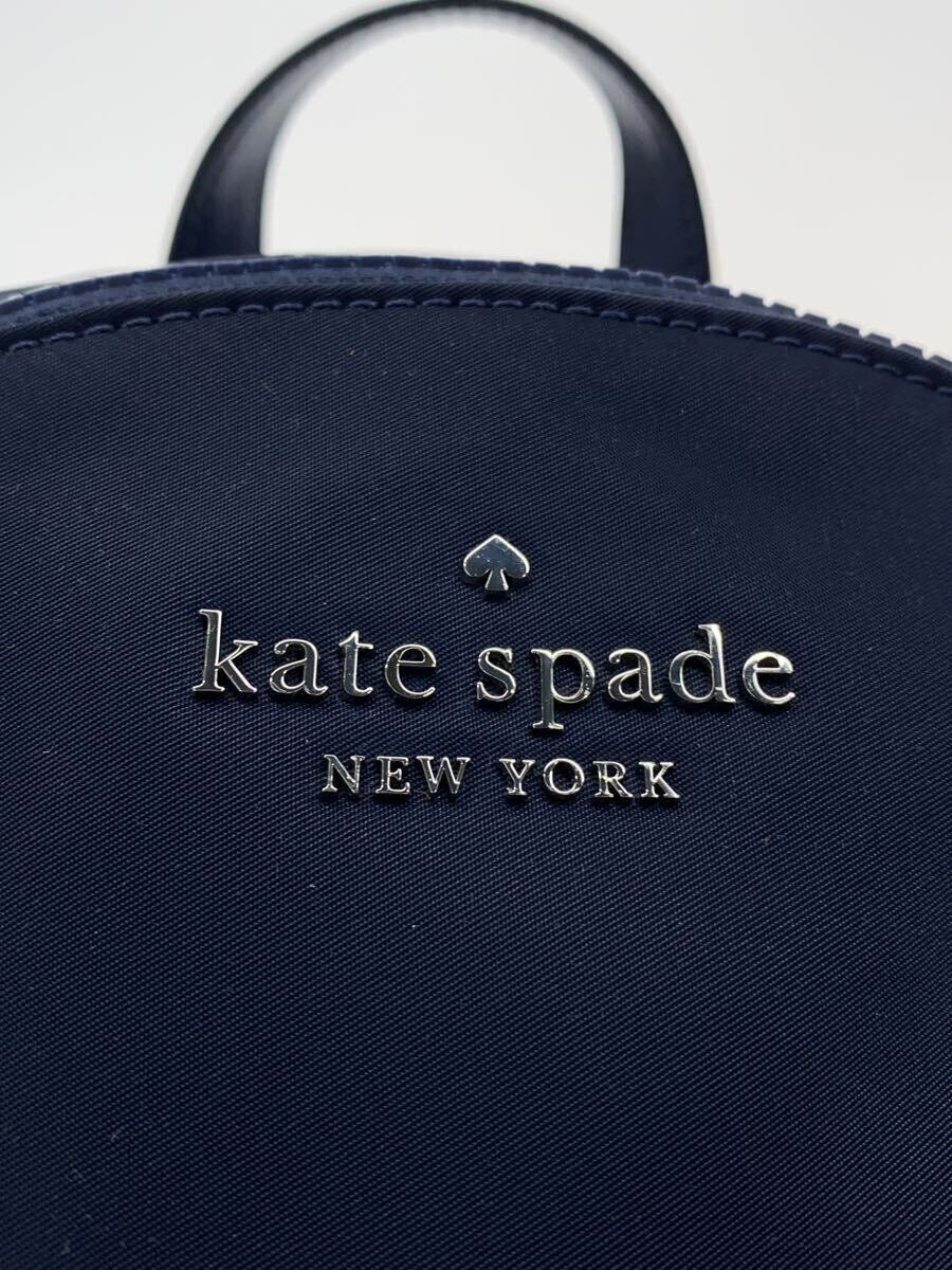 kate spade new york リュック ナイロン ネイビー - メルカリ