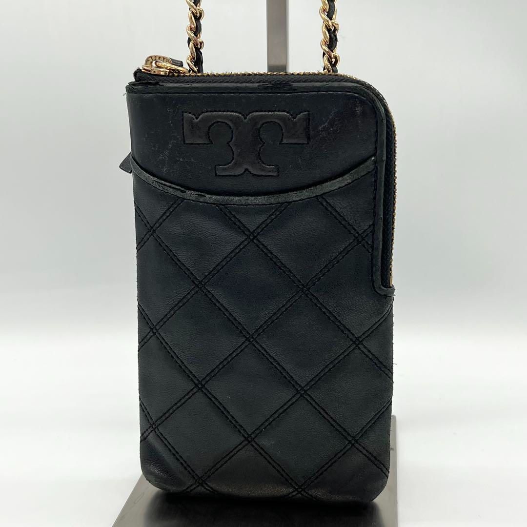良品✨】tory burch トリーバーチ スマホショルダー ポシェット 黒