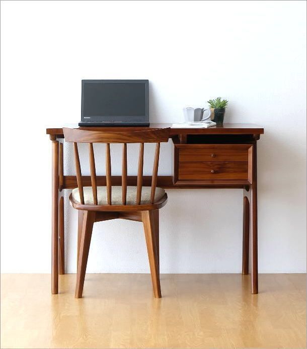 高さ70 チークデスク90