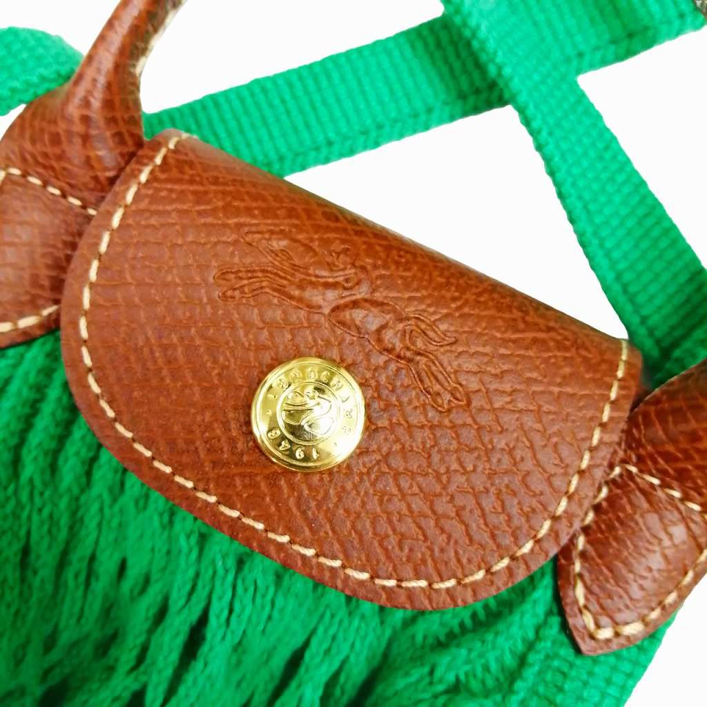 ロンシャン LONGCHAMP 美品 プリアージュ フィレ メッシュ ショルダー