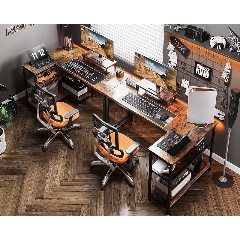 ODK l字デスク パソコンデスク ゲーミングデスク L字型 Amazon | ODK l字デスク パソコンデスク L字型 ゲーミングデスク