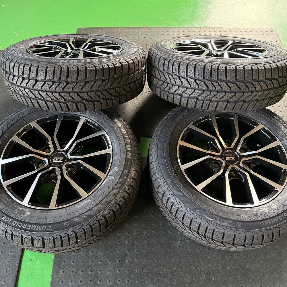 品 製 200系ハイエース スタッドレスタイヤ ホイールセット 16インチ SAILUN COMMRECIO ICE 215 65R16 ZeroBreak 4本セット 車検対応 FFCRYSTALESIA_COM