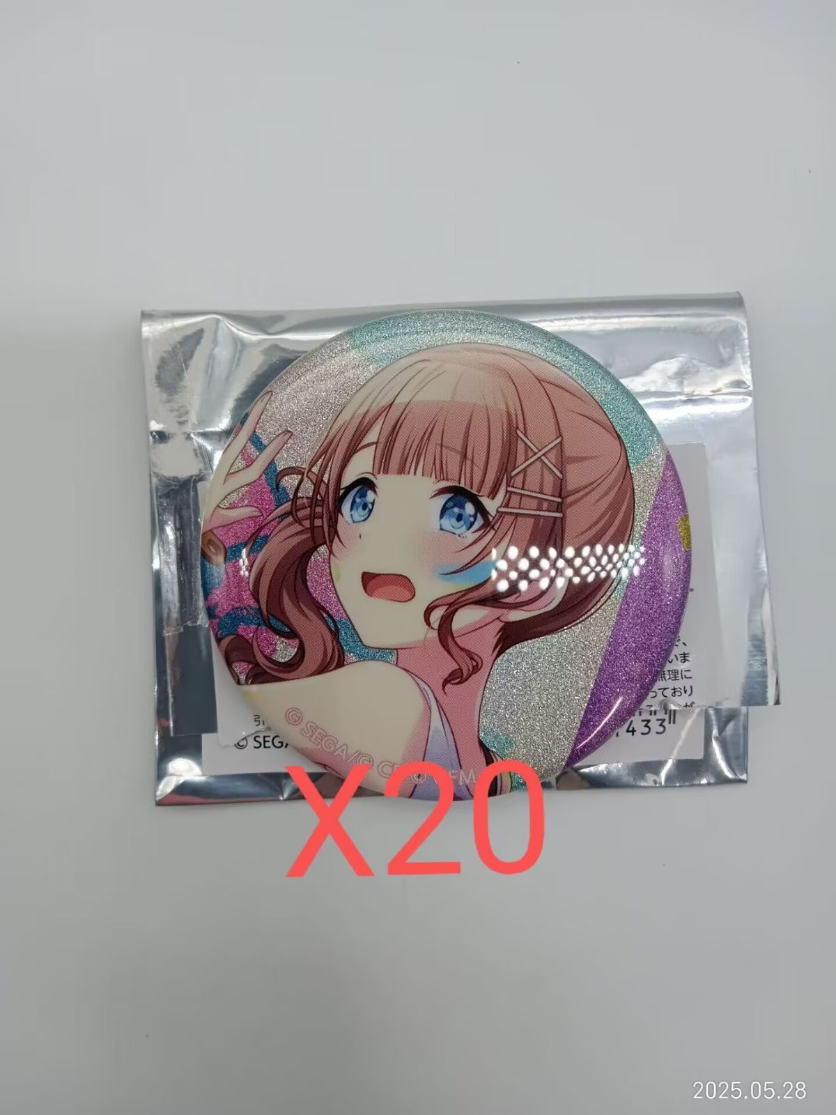 TS-00197 望月穂波 イベント グリッター 缶バッジ プロセカ 24 C