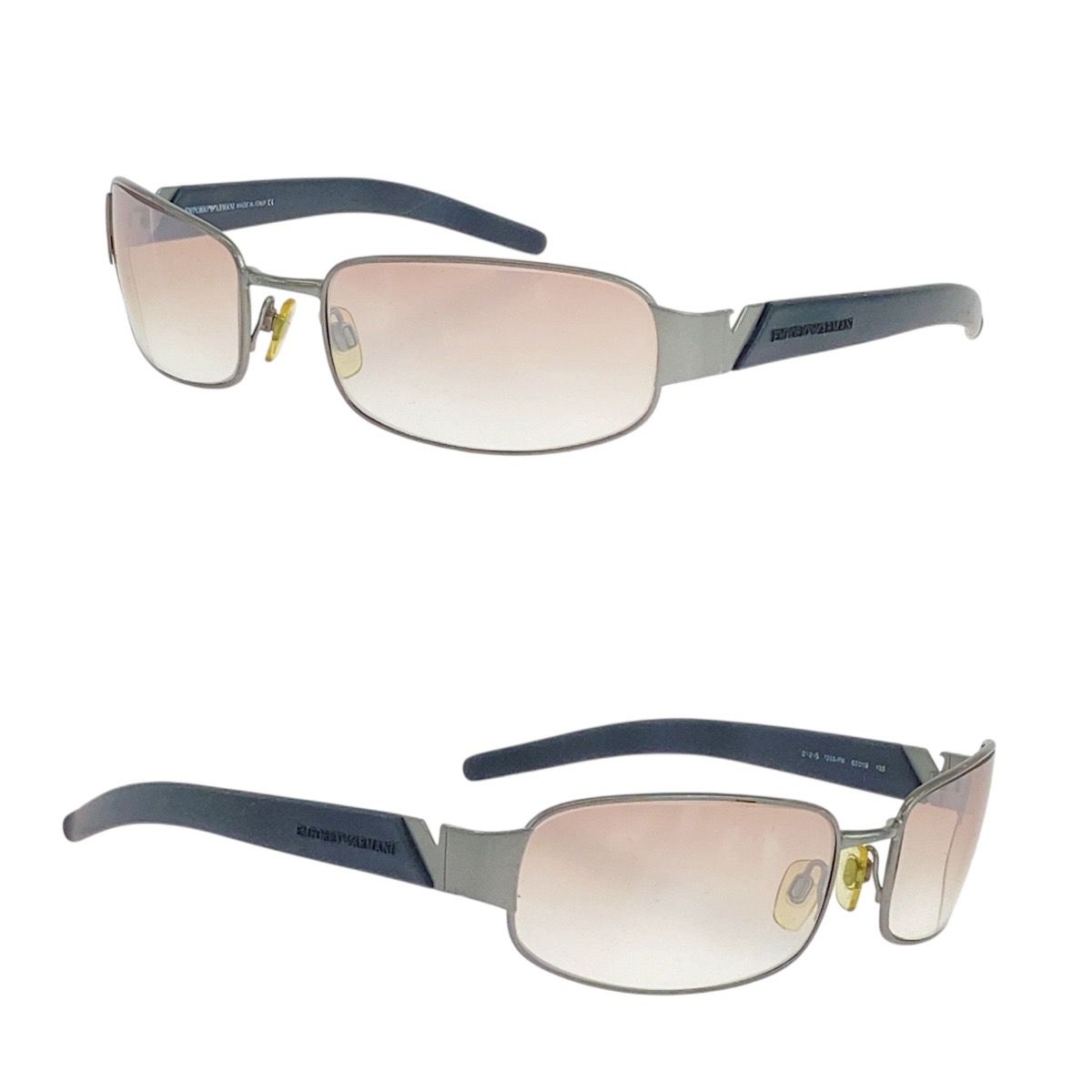 Emporio Armani アルマーニ　サングラス ブラウン ケース付き Emporio Armani エンポリオ アルマーニ ブラウン ブラック