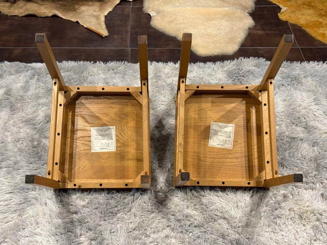 良品計画 オーク材 無垢材 シンプル ナチュラル ウッドチェア 2