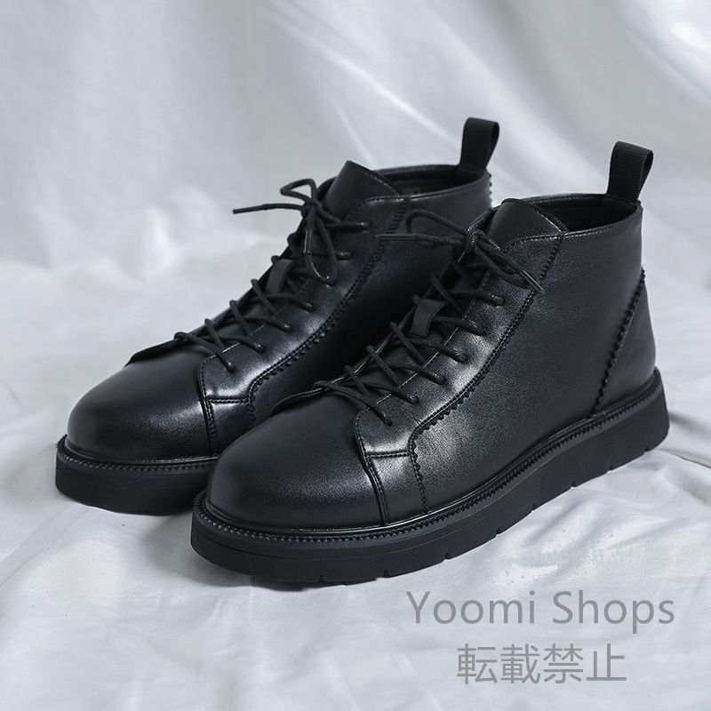 【新品未使用】ブーツ メンズ ワークブーツ ショートブーツ 裹起毛 ボア かっこいい  シューズ 秋冬 履きやすい 美脚 靴 ブーツ 疲れない 滑りにくい 防寒 履きやすい 痛くない 歩きやすい 