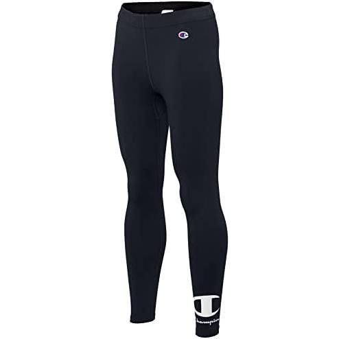 チャンピオン Champion コンプレッションボトム 抗菌防臭 ストレッチ ビッグロゴ ロングタイツ レディース CW-VS203U ネイビー Mサイズ