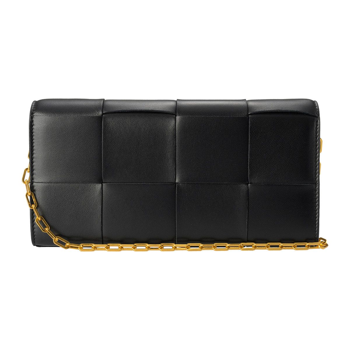 新品 ボッテガヴェネタ BOTTEGA VENETA 長財布 レザーチェーン 