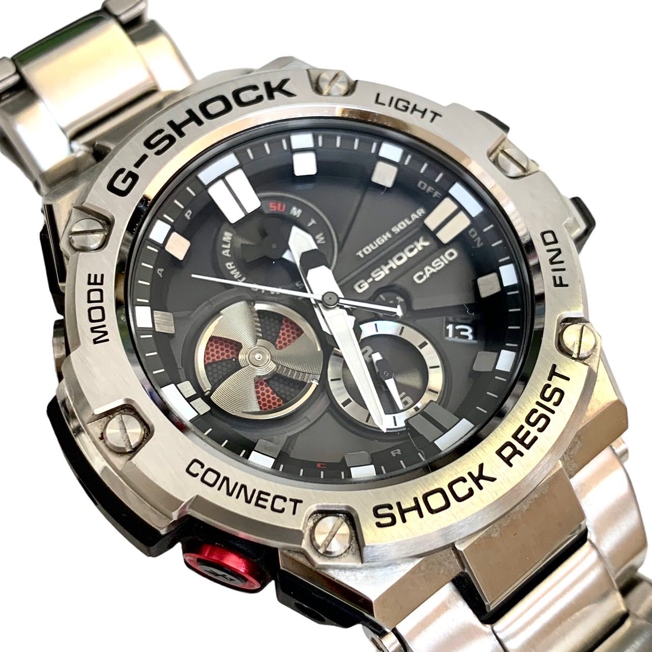 12,374円カシオ　G-SHOCK GST-B100 5513 稼働品　エコドライブ