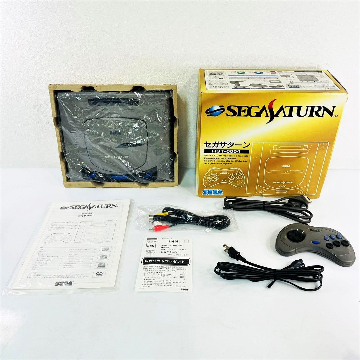 動作OK】SEGA セガサターン 本体 コントローラー セット 一式 HST-0004 動作OK】SEGA セガサターン 本体 コントローラー セット 一式 HST-0004