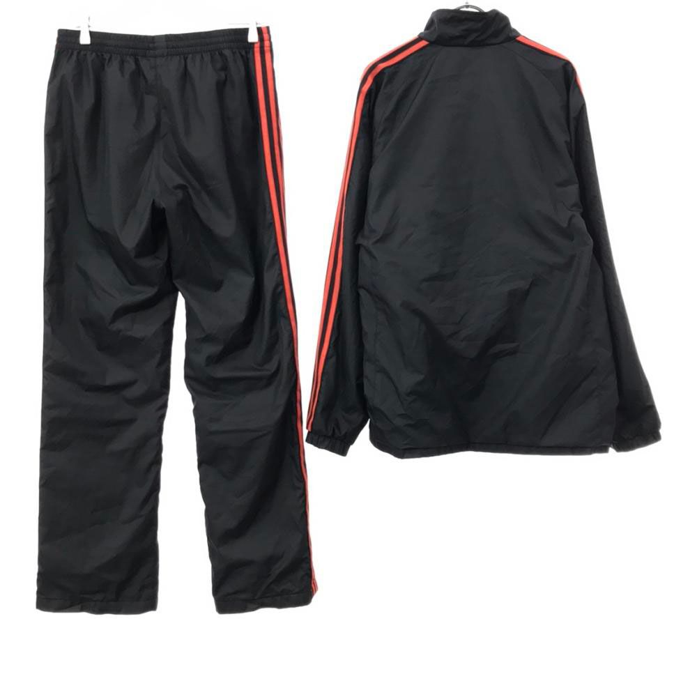 アディダス ロゴ刺繍 トレーニング ウインドブレーカー 上下