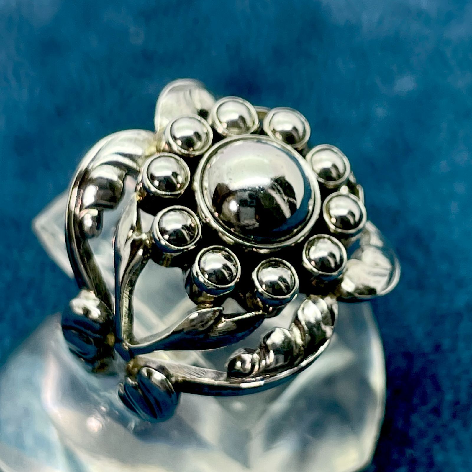 13号　ジョージ・ジェンセン　ムーンライトブロッサムリング ムーンライト ブロッサム(MOONLIGHT BLOSSOM) リング I Georg Jensen