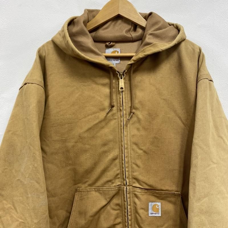 Carhartt カーハート ジャケット、上着 ジャンパー、ブルゾン USA製 Thermal Lined Duck Active Hoodie Jacket アクティブジャケット ダック ワーク J131