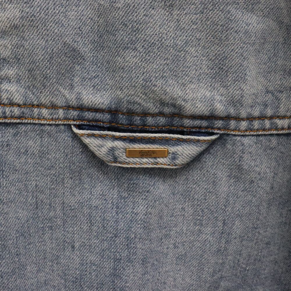 LOUIS VUITTON (ルイヴィトン) 22AW デニムオーバーシャツ インディゴ  