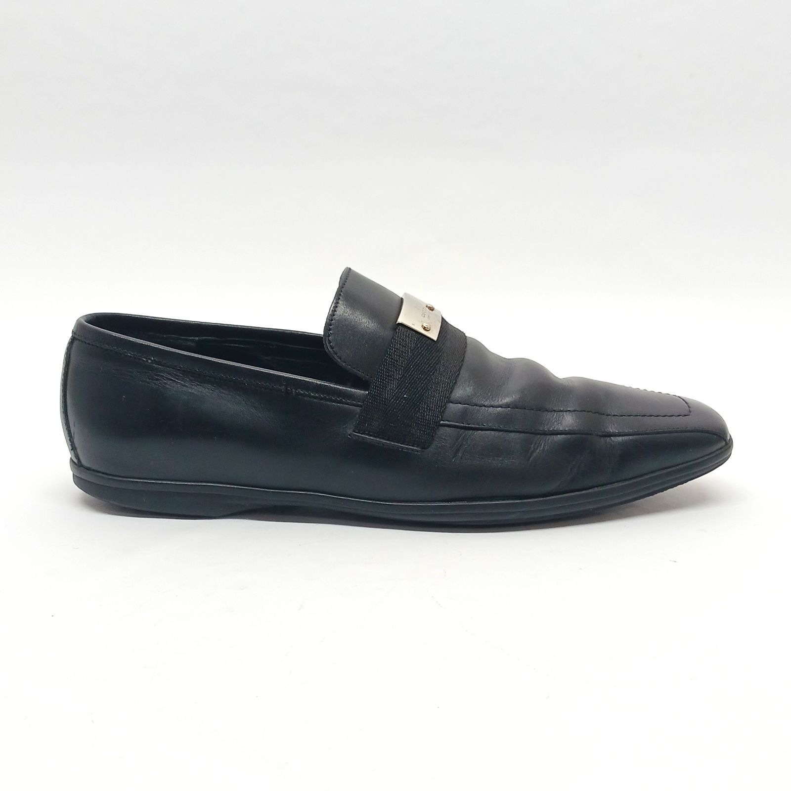 未使用級 39サイズ GUCCI グッチ ビジネスシューズ ストレートチップ GUCCI グッチ ストレートチップ レザー ドレスシューズ 黒