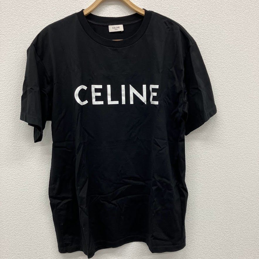 国内正規品】 CELINE ロゴTシャツ ブラック Sサイズ - TRIANGLE公式 ...