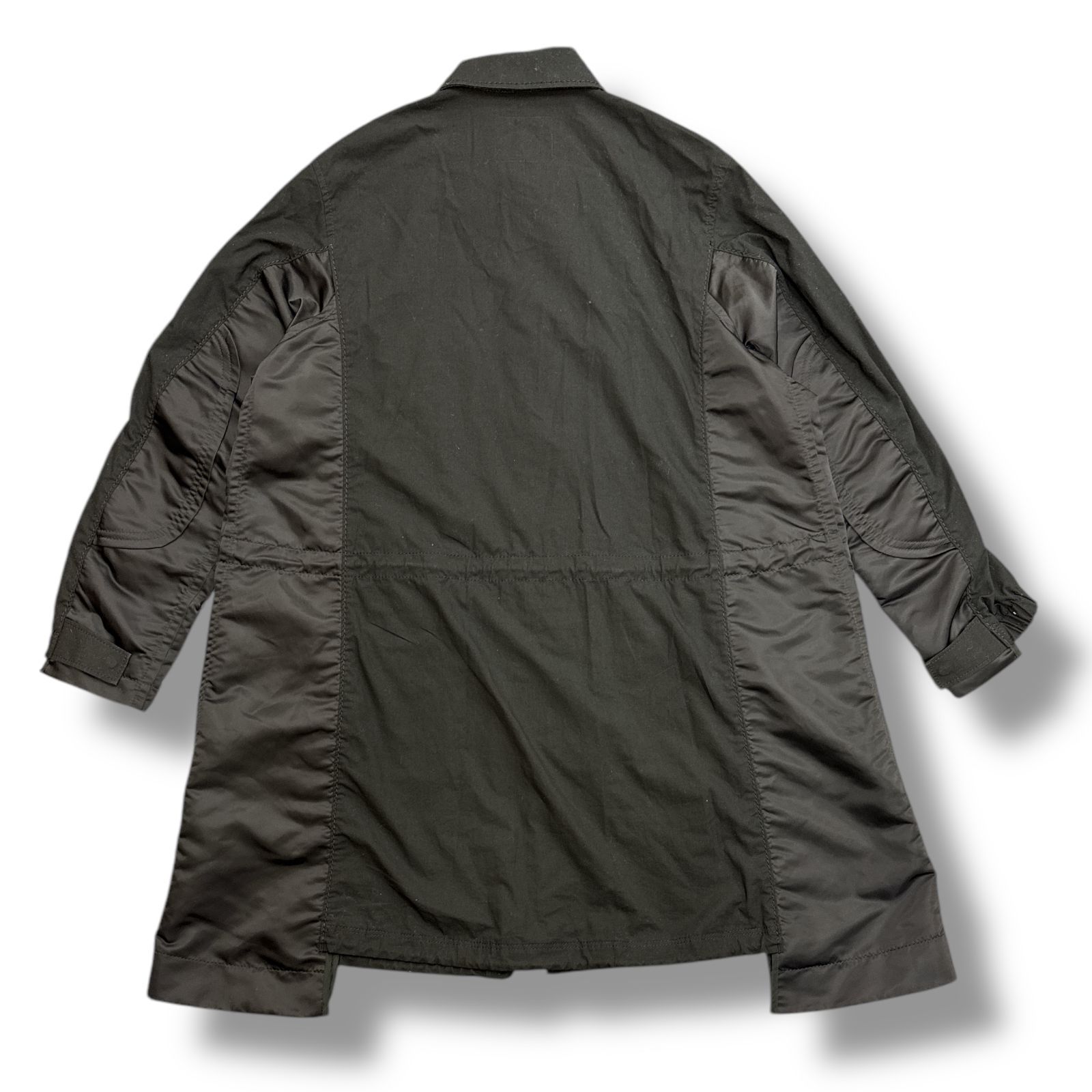 sacai scm 052 ミリタリーコート　ブラック　サイズ1 sacai(サカイ) ミリタリーコートSCM-052 SCM-052 ネイビー