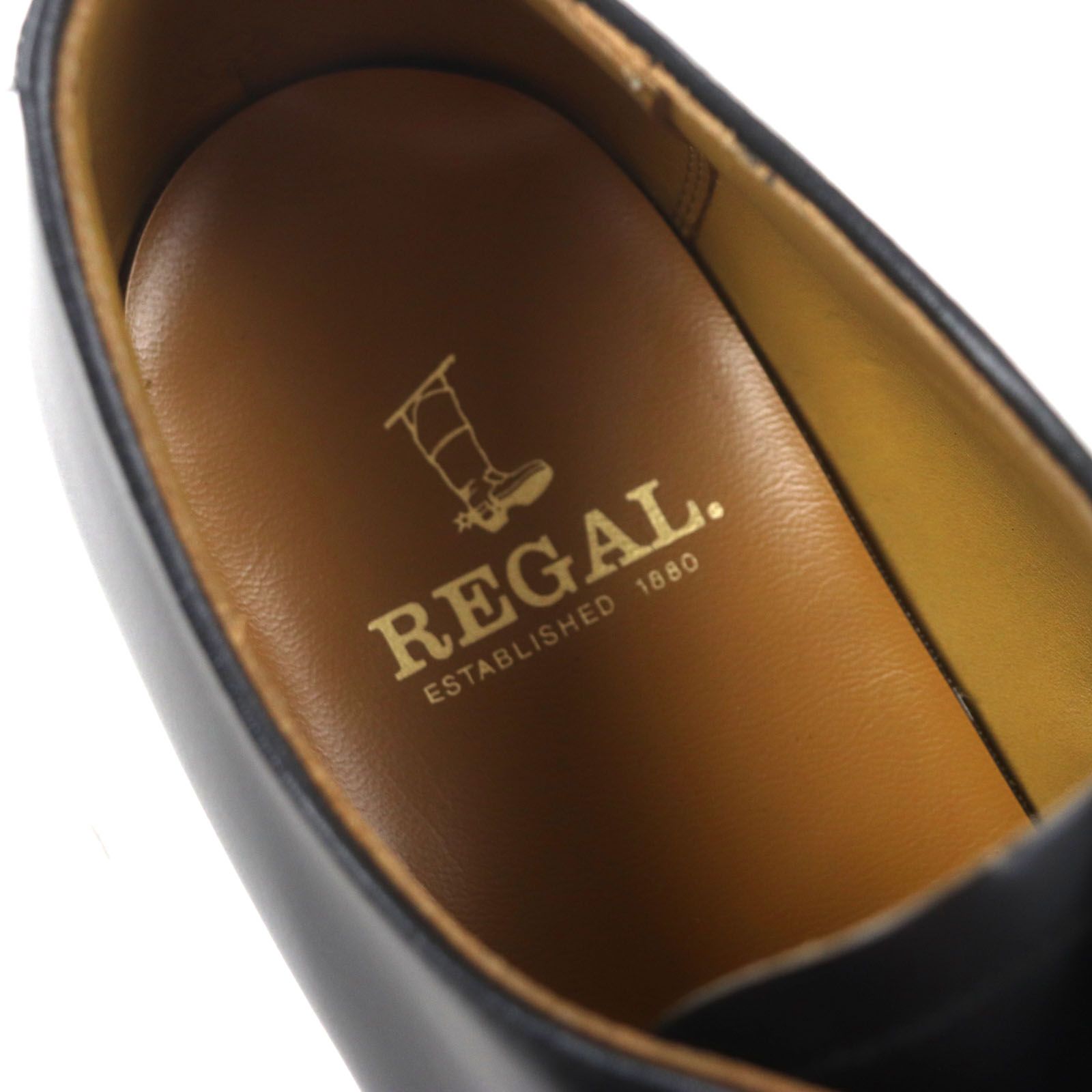 未使用品▽REGAL リーガル 2504 プレーントゥ レースアップ 外