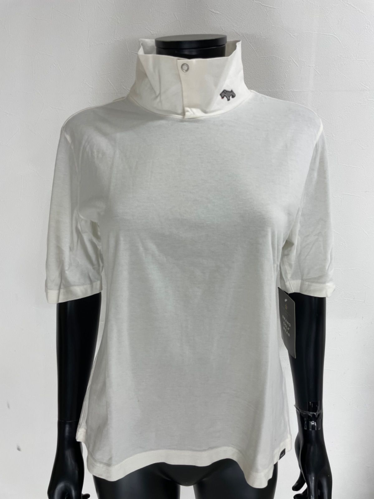 USED】Heal Creek ヒールクリーク 綿 ハイネック 半袖 シャツ