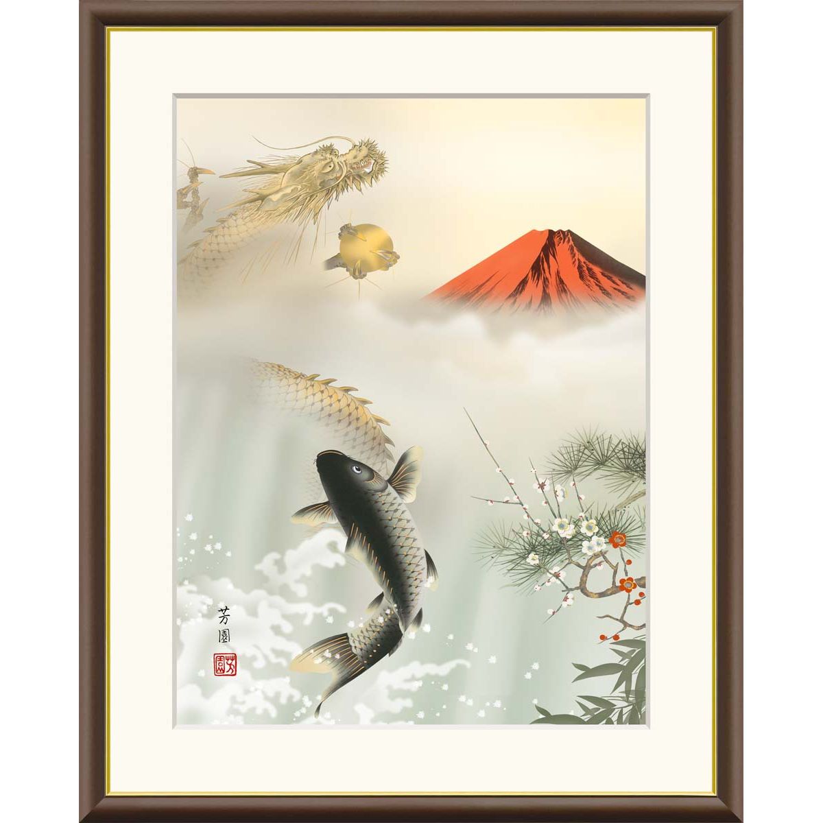 絵画F4号 額縁込み　アート 絵画F4号 額縁込み アート